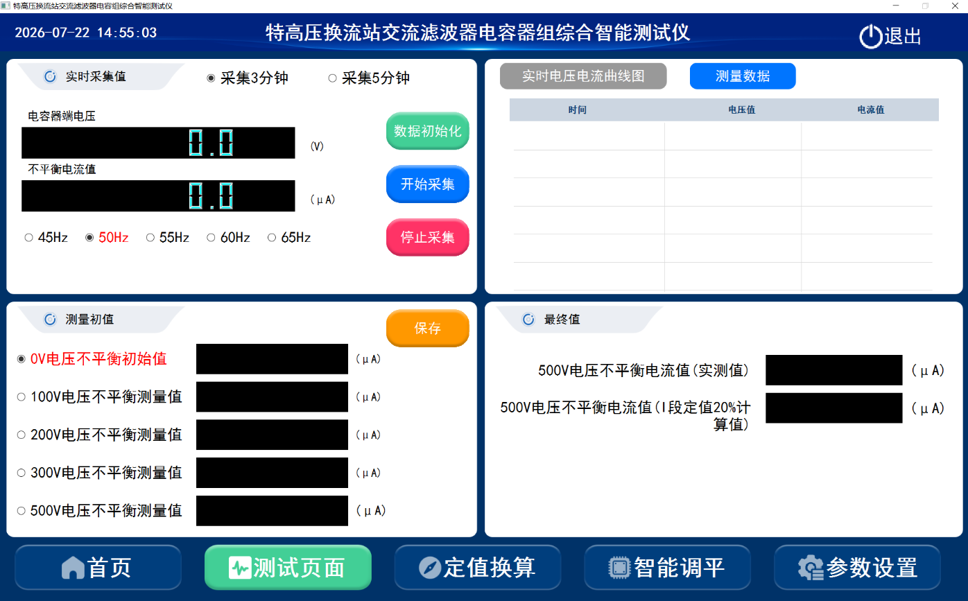 换流站交流滤波器电容器组不平衡测试与调平解决方案